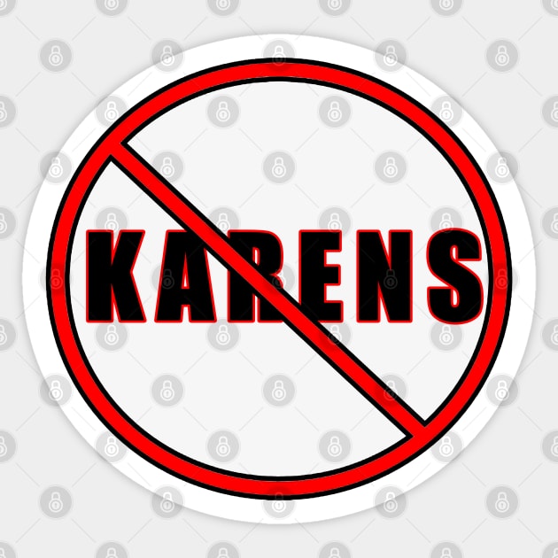 No Karens Sticker by  The best hard hat stickers 